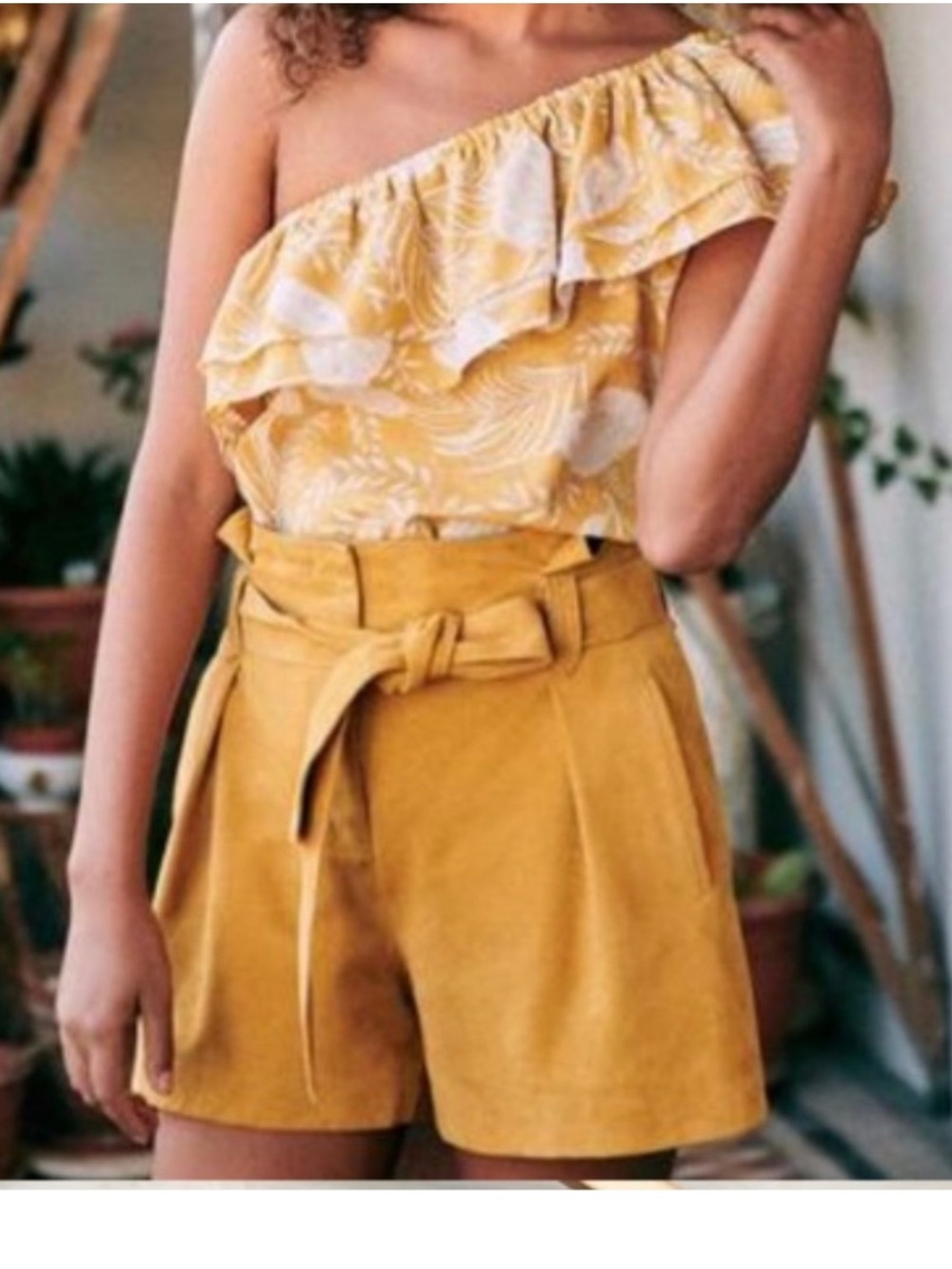 Sezane off the shoulder top